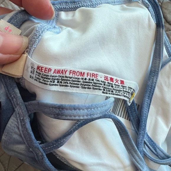 FP Movement by Free People Blue Tie-Dye Sports Bra - Picture 16 of 16